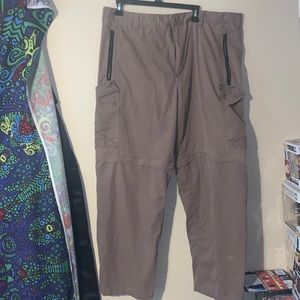 Timberland Brown Size 42 Zip Off Cargo Pants